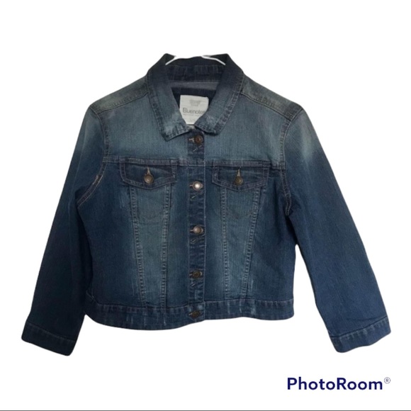 Blue Notes Jackets & Blazers - Girls Large Blue Notes Jean Jacket Mint Condition